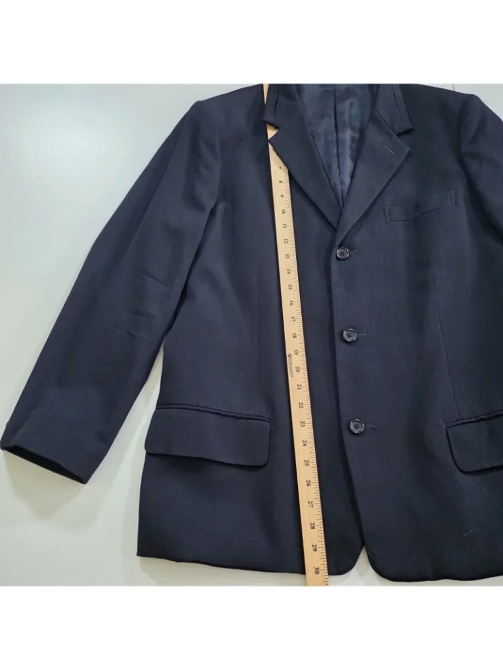 Vtg Y's Yohji Yamamoto Blazer Mens Sz 3/L Black Lined 3B Avant Garde Unisex Edgy
